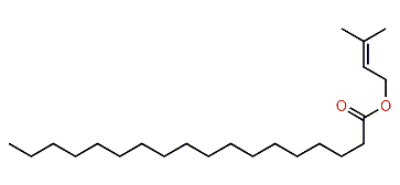 3-Methyl-2-butenyl octadecanoate